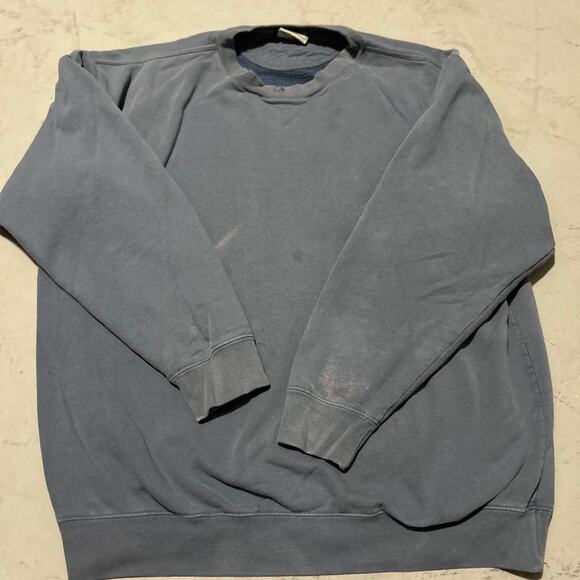 **Vintage Lee Swirled Light Blue Crewneck Sweatshirt** - Picture 1 of 4